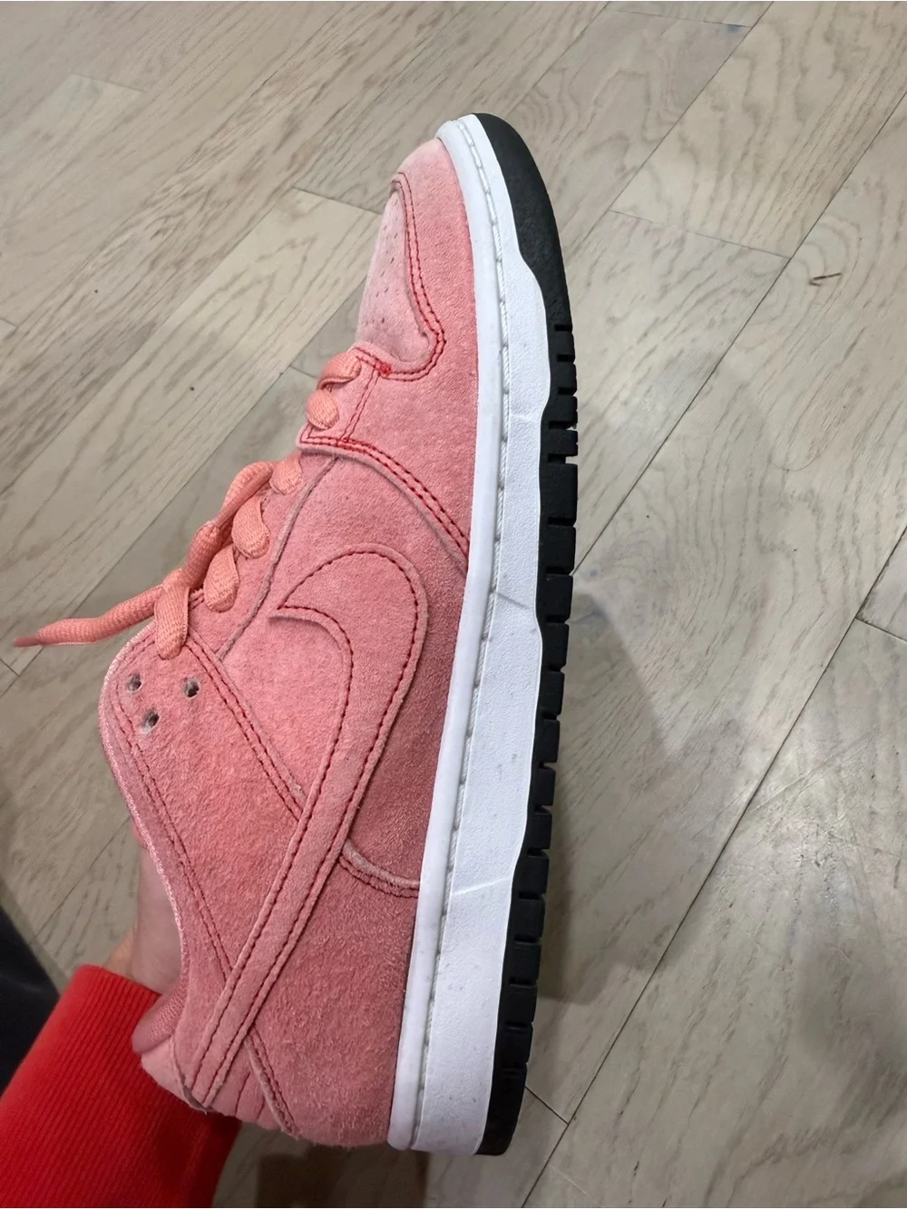 Nike SB Dunk Low Pro Sneakers in Pink Pig